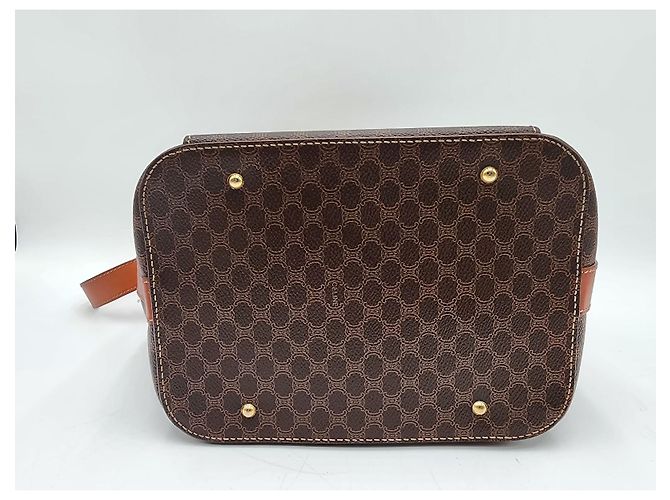Céline Borsa con coulisse Celine Sac Seau Marrone - vista 11