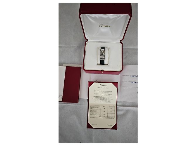 Relógio Cartier Déclaration 2216 em ouro branco e diamantes Prata - vista 16