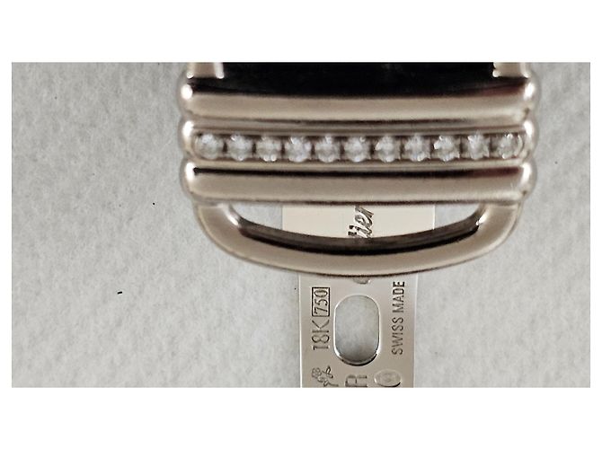 Relógio Cartier Déclaration 2216 em ouro branco e diamantes Prata - vista 8