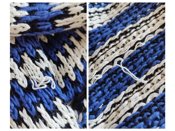 Giacca Chanel bianca, Collezione Cruise blu e nera 2021 Multicolore - vista 10