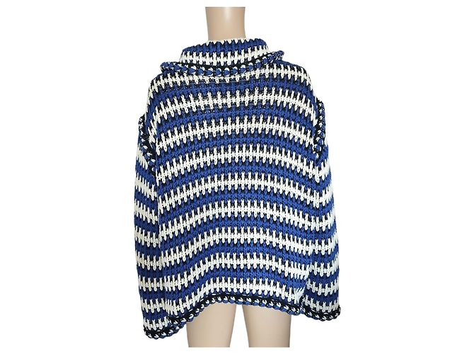 Giacca Chanel bianca, Collezione Cruise blu e nera 2021 Multicolore - vista 5