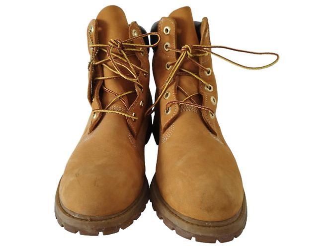 Botas Timberland 6-BOTA POLEGADAS na cor camelo - vista 3