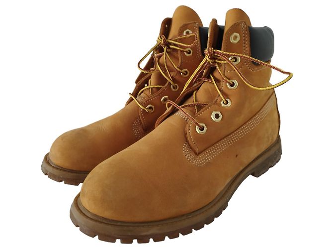 Botas Timberland 6-BOTA POLEGADAS na cor camelo - vista 4