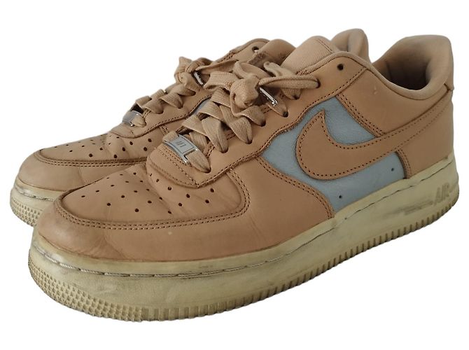 Baskets Nike Air Force 1 de couleur rose corail/saumon - vue 4