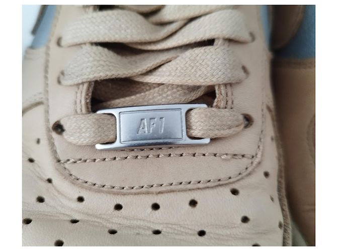 Baskets Nike Air Force 1 de couleur rose corail/saumon - vue 9
