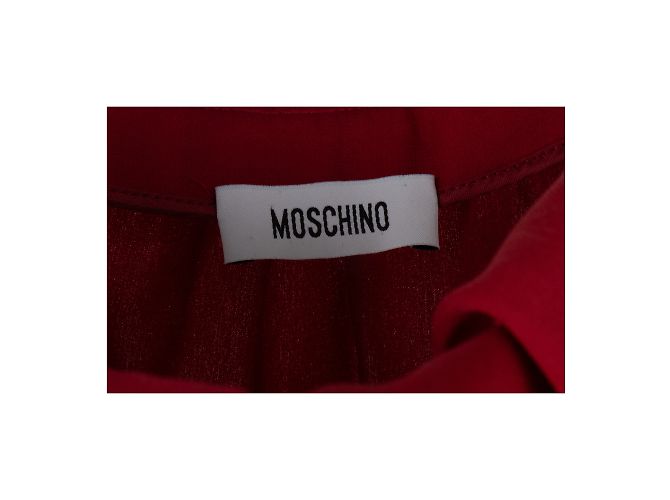 Moschino Top Con Cuello Volante Roja - vista 4