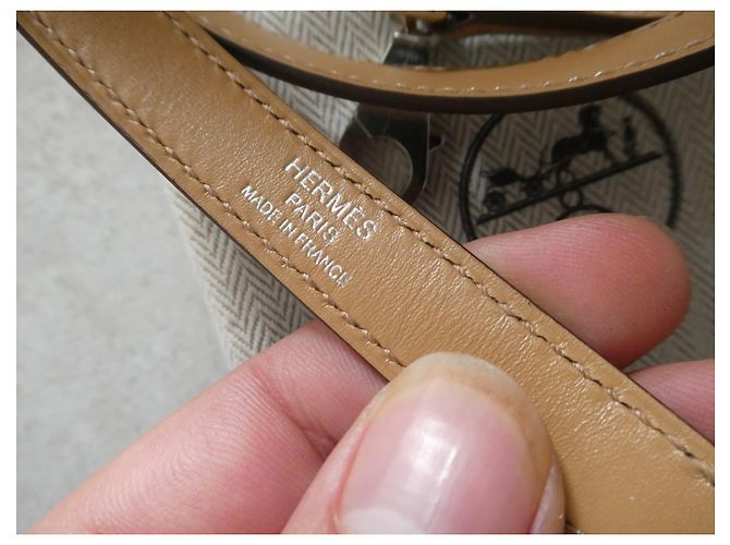 anse bandoulière hermès neuve pour sac kelly avec dustbag Marron clair - vue 5