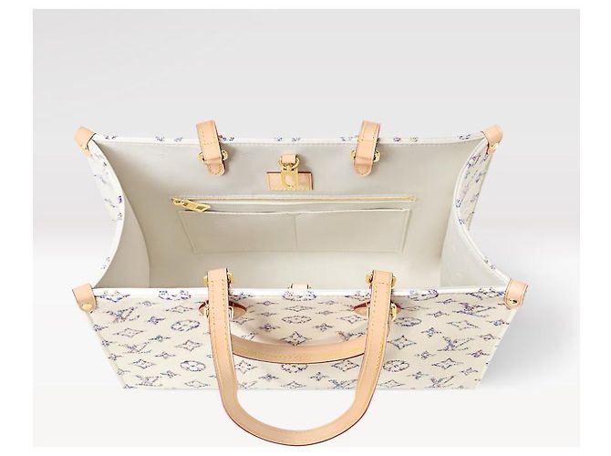 Louis Vuitton LV Onthego Konfetti-Tasche neu Beige - Ansicht 2