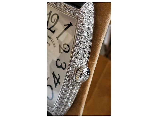 Franck Muller Cintree Curvex 6850 SCD Silber Hardware - Ansicht 4
