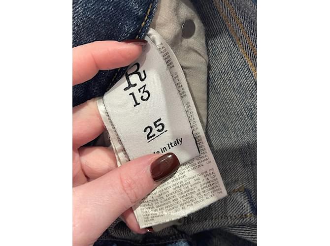 Jeans R13 T.US 25 Algodón Azul - vista 4