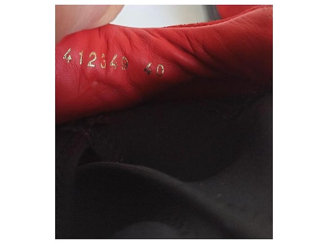 Balenciaga SNEAKERS HI rosse Nero Rosso - vista 4
