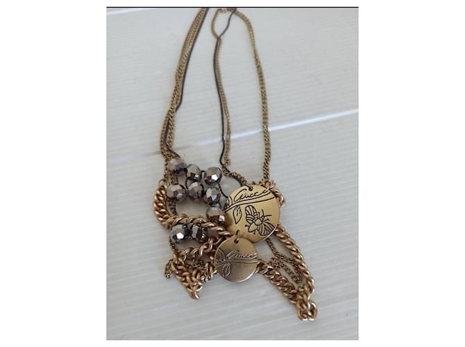 Collana Gucci Flora Vintage D'oro - vista 9