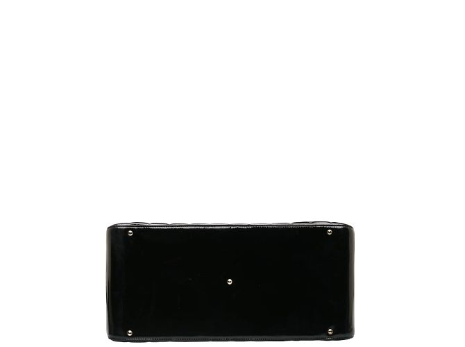 Chanel Sac Boston carré matelassé verni - vue 4