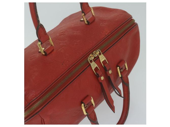 Louis Vuitton Monogram Empreinte Speedy Bandouliere 30 bag 2modo Red Auth ep3113 Rosso - vista 6