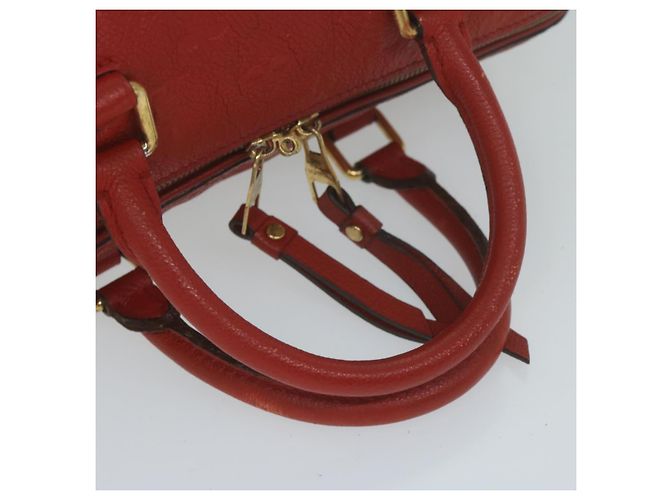 Louis Vuitton Monogram Empreinte Speedy Bandouliere 30 bag 2modo Red Auth ep3113 Rosso - vista 7