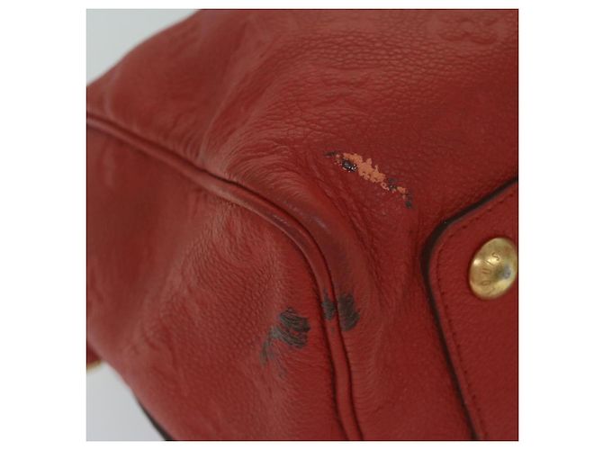 Louis Vuitton Monogram Empreinte Speedy Bandouliere 30 bag 2modo Red Auth ep3113 Rosso - vista 9