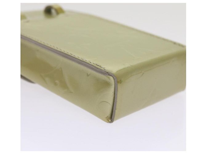 LOUIS VUITTON Monogram Vernis Green Cigarette Case Gris M91050 LV Auth ti1516 Grey - view 15
