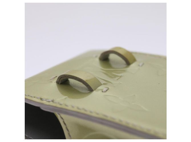 LOUIS VUITTON Monogram Vernis Green Cigarette Case Gris M91050 LV Auth ti1516 Grey - view 16