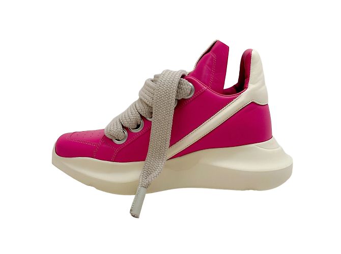 Rick Owens Hot Pink / Milk Geth Runner Sneakers - Ansicht 3