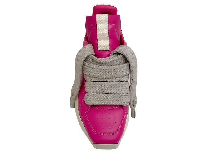 Rick Owens Hot Pink / Milk Geth Runner Sneakers - Ansicht 4