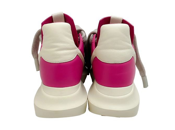 Rick Owens Hot Pink / Milk Geth Runner Sneakers - Ansicht 5