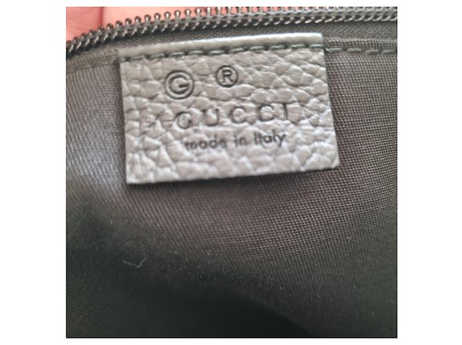 Reisetasche Weekender-Tasche GUCCI schwarzer Logo-Stoff + Staubbeutel - Ansicht 5