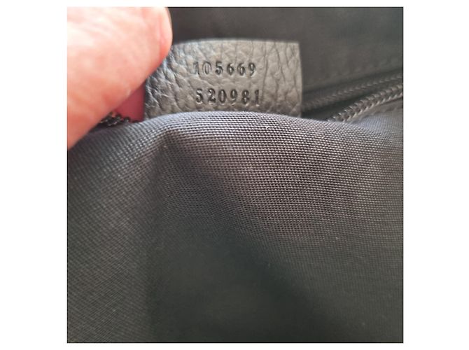 Reisetasche Weekender-Tasche GUCCI schwarzer Logo-Stoff + Staubbeutel - Ansicht 6