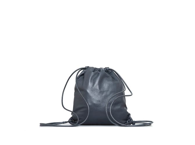 Mochila Saint Laurent Teddy Preta com Cordão - vista 3