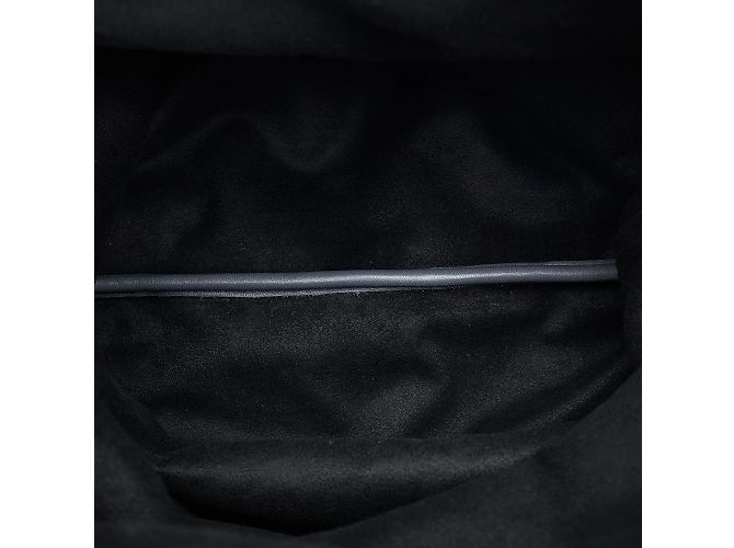 Mochila Saint Laurent Teddy Preta com Cordão - vista 5