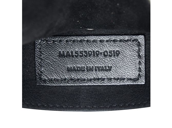 Mochila Saint Laurent Teddy Preta com Cordão - vista 8
