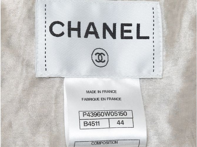 Black & Multicolor Chanel Alpaca-Blend Tweed Jacket Size FR 44 - view 5