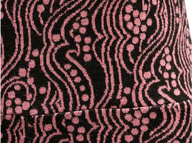 Prada negro y rosa 2021 Mono ajustado de punto de lana virgen Talla IT 38 - vista 2