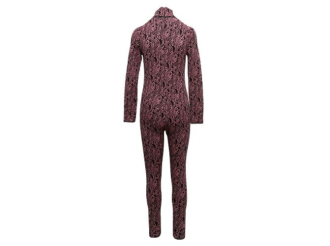 Prada negro y rosa 2021 Mono ajustado de punto de lana virgen Talla IT 38 - vista 4