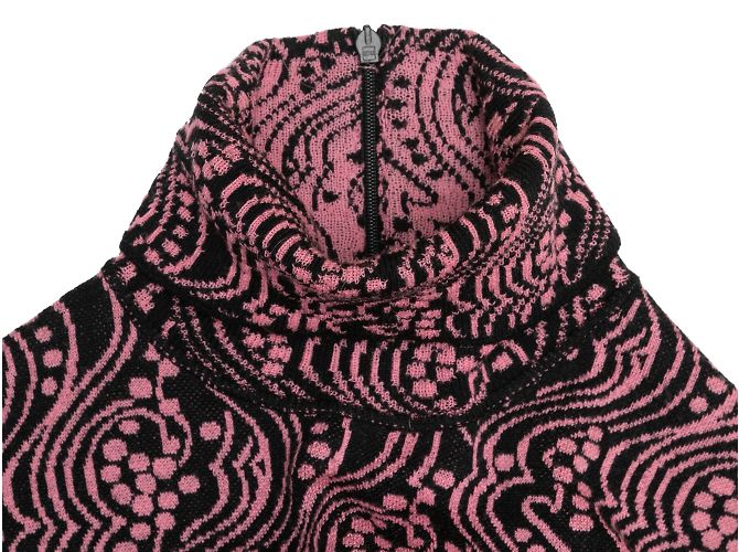 Prada negro y rosa 2021 Mono ajustado de punto de lana virgen Talla IT 38 - vista 5