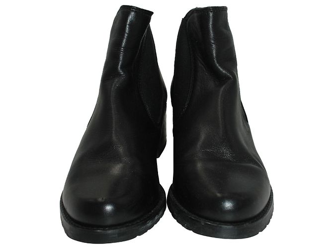 Stivaletti Stuart Weitzman in pelle nera Nero - vista 12