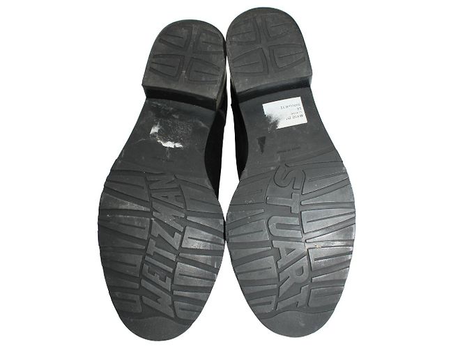 Stivaletti Stuart Weitzman in pelle nera Nero - vista 4