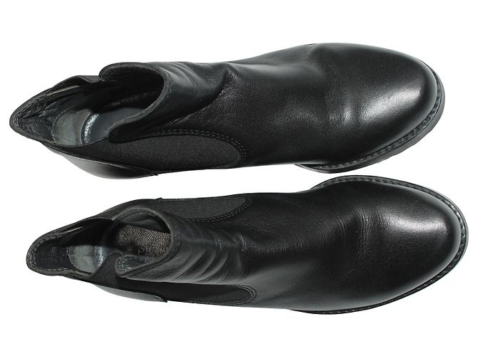 Stivaletti Stuart Weitzman in pelle nera Nero - vista 5