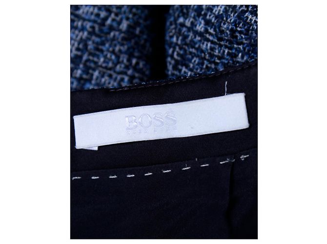 Hugo Boss Gonna al ginocchio Boss in viscosa blu - vista 4
