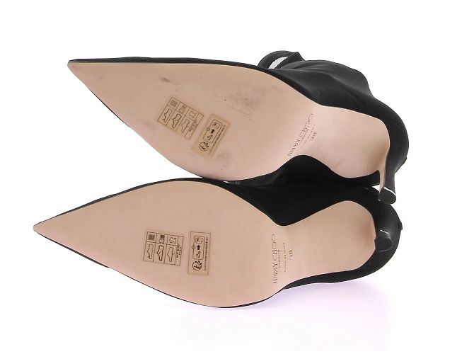 Tacchi Jimmy Choo T.EU 38 Tessuto Nero - vista 7