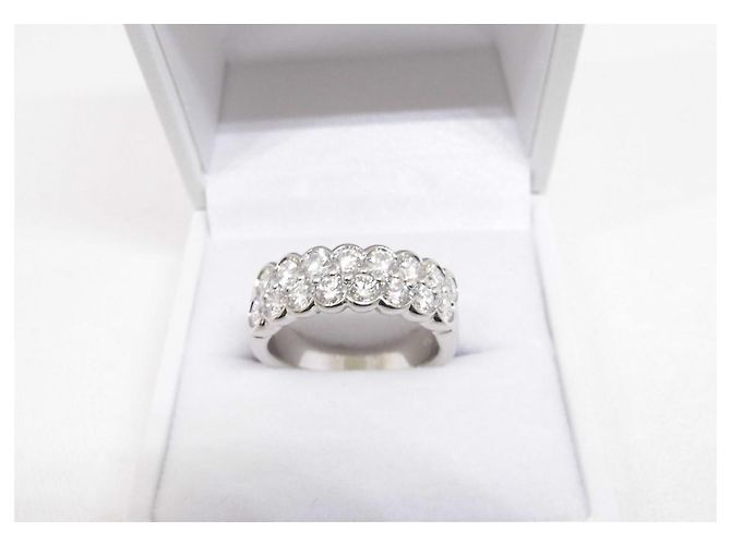 Autre Marque goldener Bandring 18k Diamanten 1,6 über Karat Silber Hardware - Ansicht 4
