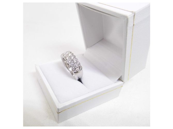 Autre Marque goldener Bandring 18k Diamanten 1,6 über Karat Silber Hardware - Ansicht 6