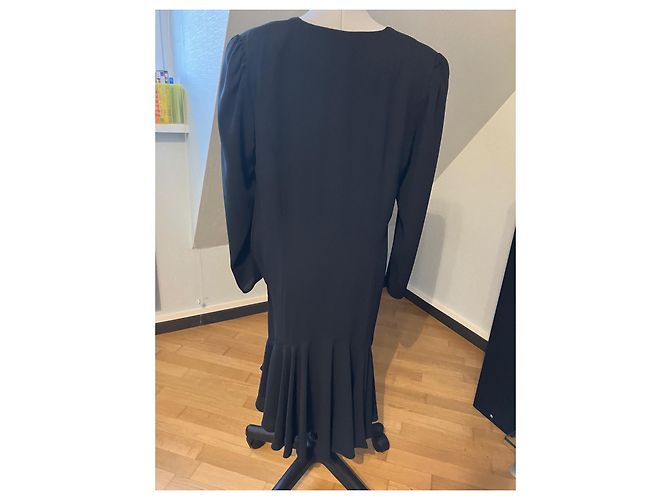 Frank Usher Midikleid Marineblau - Ansicht 5