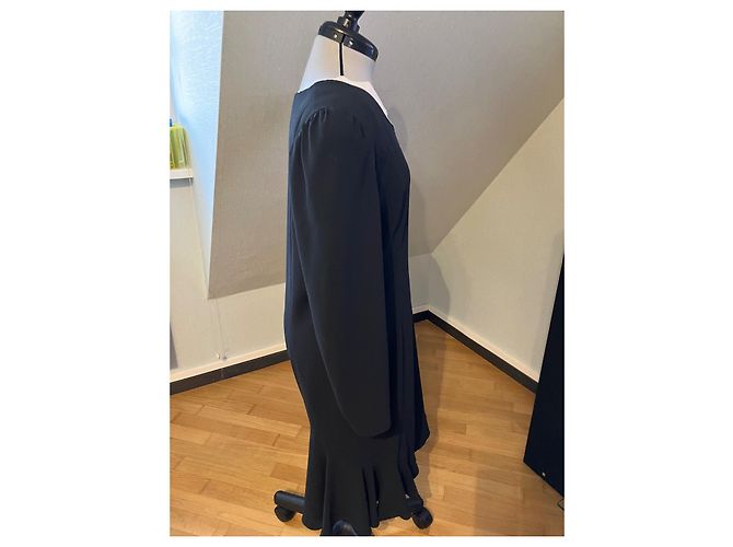 Frank Usher Midikleid Marineblau - Ansicht 6
