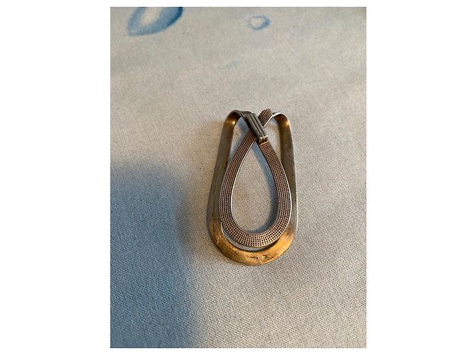 Hermès Geldscheinklammer Silber Silber Hardware - Ansicht 2