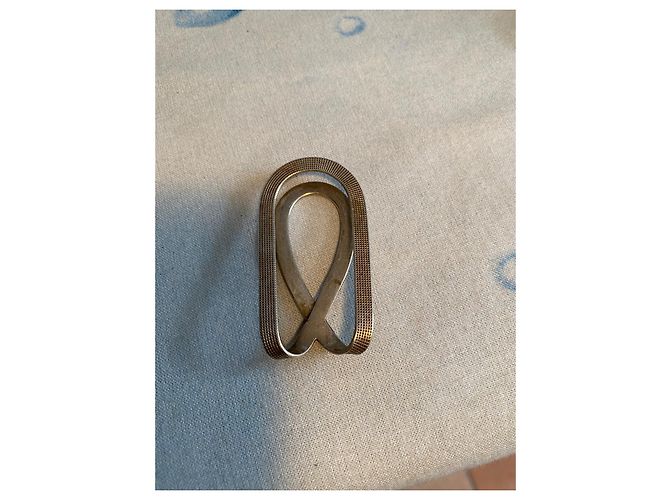 Hermès Geldscheinklammer Silber Silber Hardware - Ansicht 3
