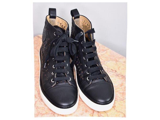Hermès Sneakers alte unisex Jimmy Nero - vista 3