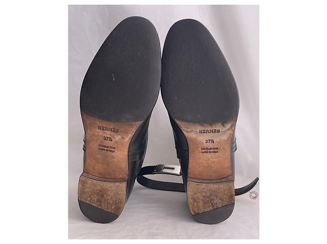 Hermès Botins Neo icônicos com Kelly Lock Preto - vista 10