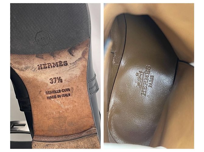Hermès Botins Neo icônicos com Kelly Lock Preto - vista 11