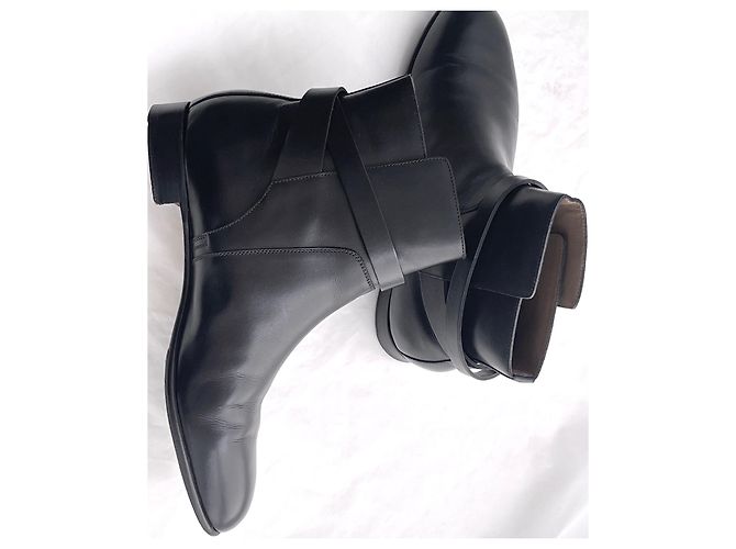 Hermès Botins Neo icônicos com Kelly Lock Preto - vista 13