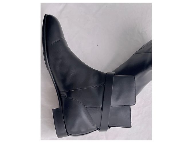Hermès Botins Neo icônicos com Kelly Lock Preto - vista 14
